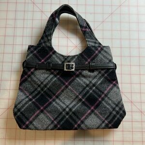 Victoria's Secret Plaid Flannel Purse